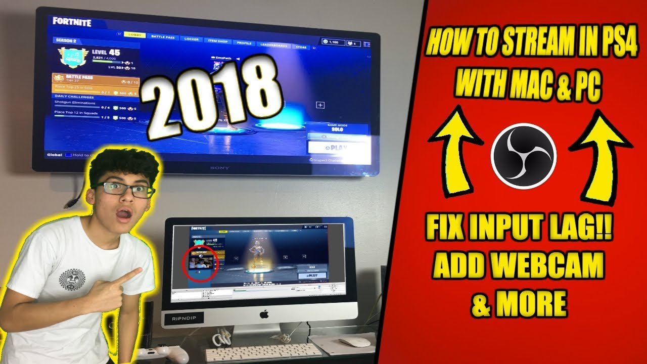 (2018) UPDATED HOW TO STREAM IN PS4 WITH MAC &  PC!! (FIX ...