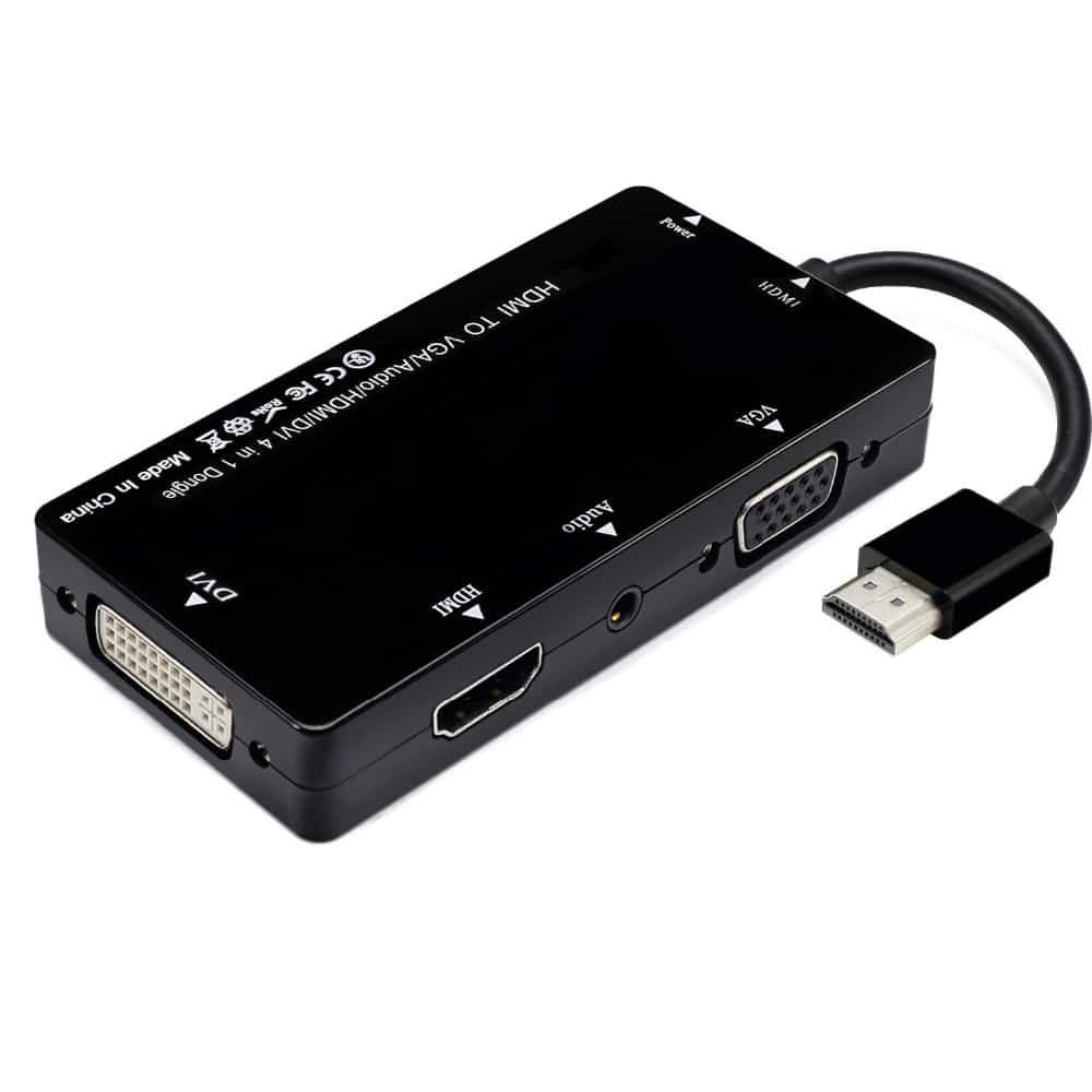 4K HDMI to HDMI VGA DVI audio& video converter for PS4 Laptop PC with ...