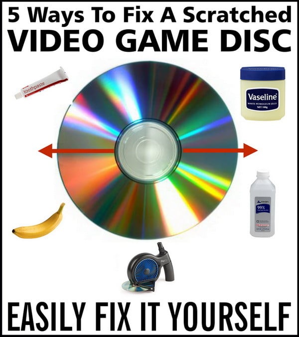 5 Ways To Fix A Scratched Video Game Disc