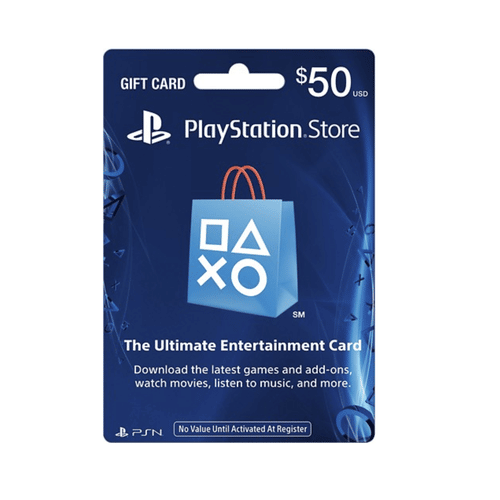 $50 PlayStation Store Gift Card