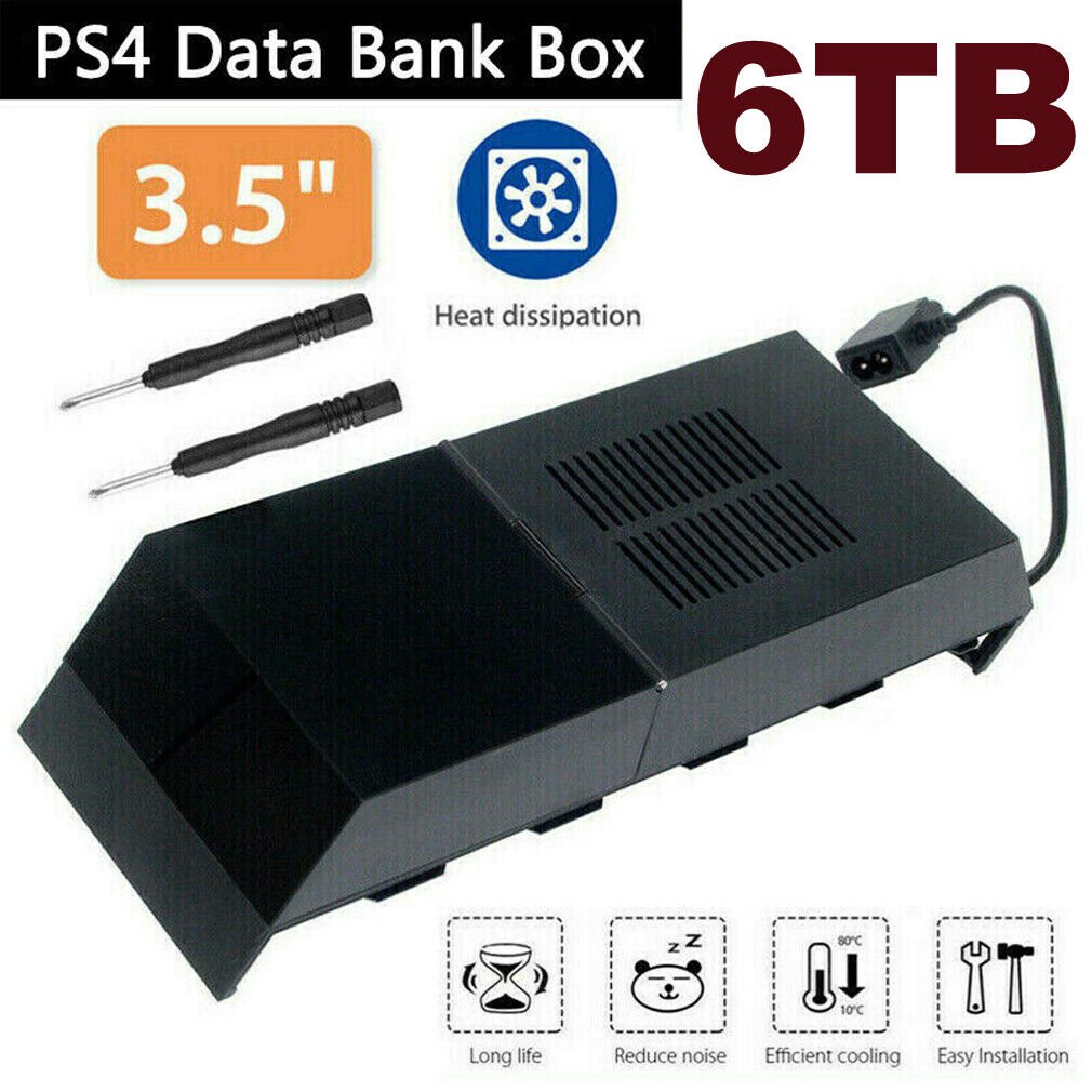 6TB PS4 External Hard Drive Extra Memory Storage Box For Playstation 4 ...