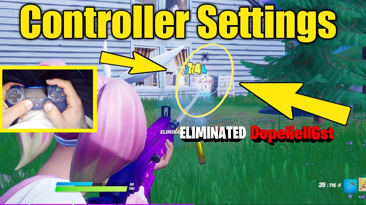 Aimbot Fortnite Ps4 Settings + 5 Minutes Of Aimbot On ...