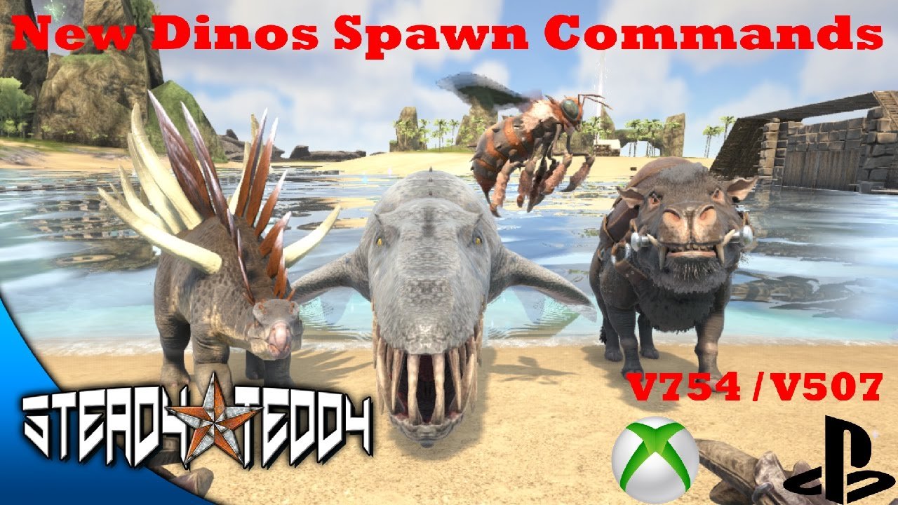 Ark admin commands xbox one spawn dinos