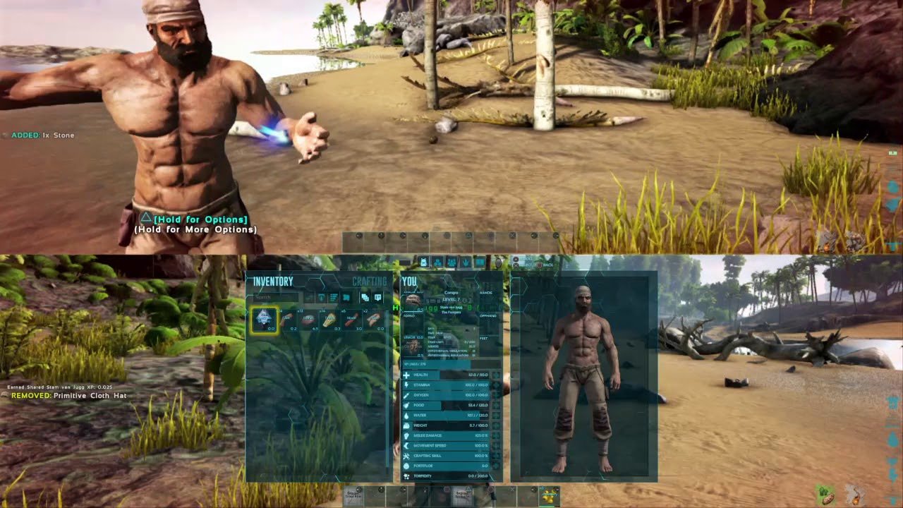 ARK: Survival Evolved PS4 Split
