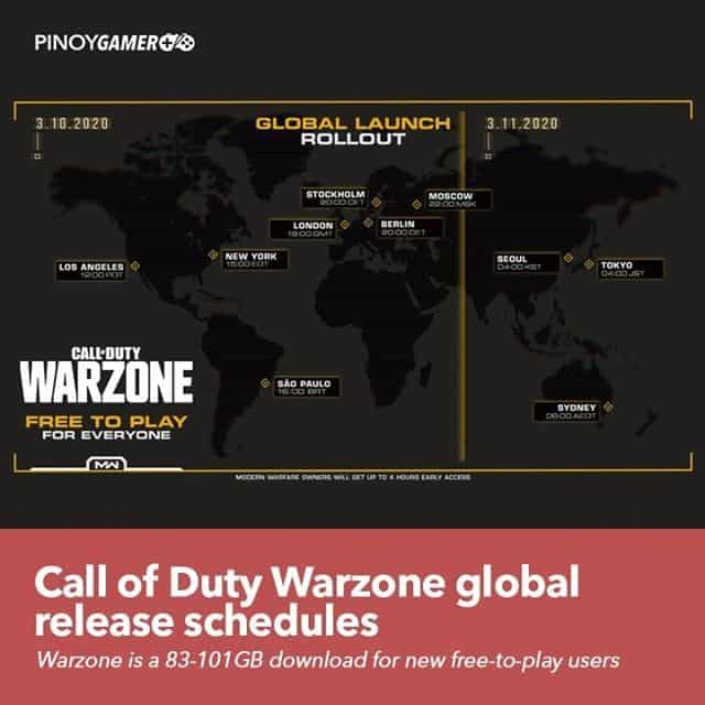 Call Of Duty Warzone How Many Gb