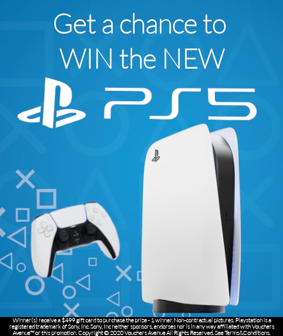 Chance to WIN a new Playstation 5