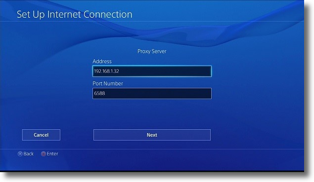Configuring PS4 to use proxy server : Global Network ...