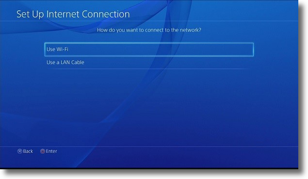 Configuring the PS4 to use a proxy server