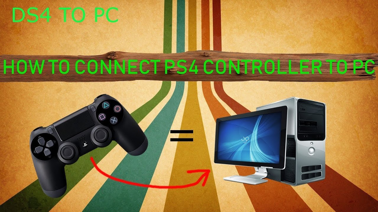 Connect PS4 Controller To PC (NO Bluetooth Needed)