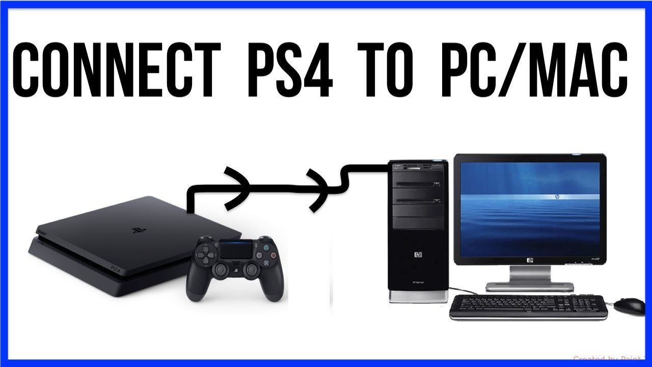 Connect your PS4 to Your Laptop/PC