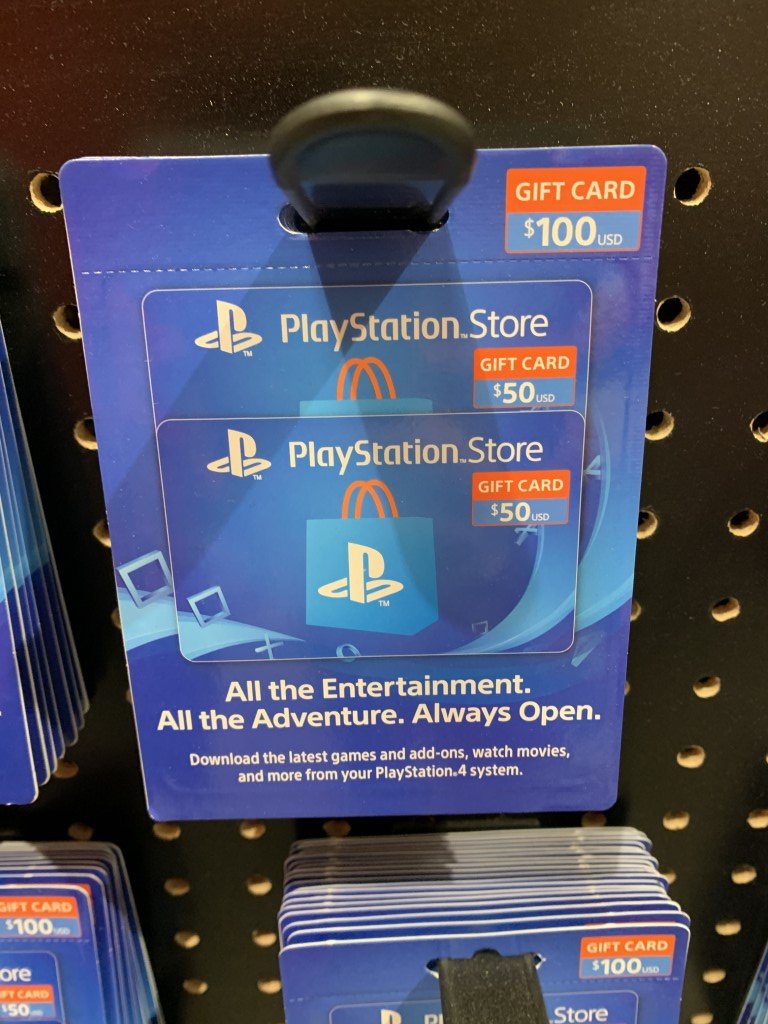 Costco $100 PlayStation Gift Card 2 x $50 for $89.99
