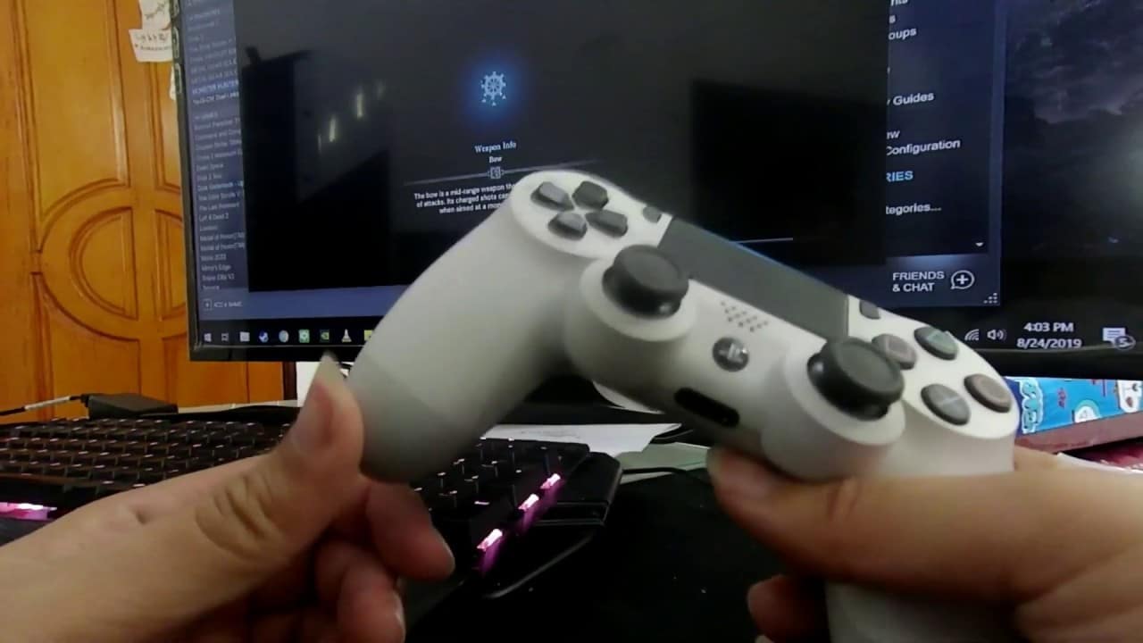 EASILY CONNECT WIRELESS PLAYSTATION 4 CONTROLLER TO PC VIA BLUETOOTH ...