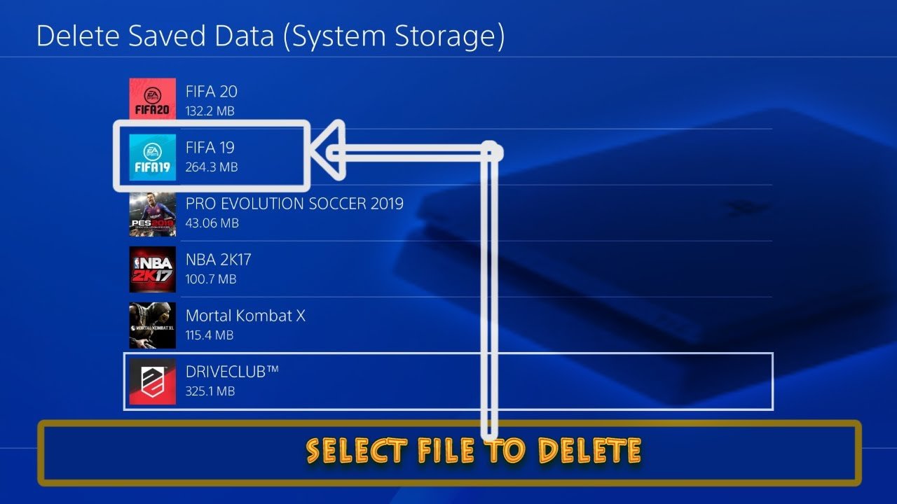 Easily Delete Saved Game Data From Your PS4