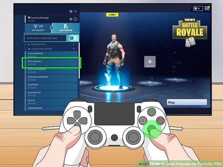 Easy Ways to Add Friends on Fortnite PS4 (with Pictures ...