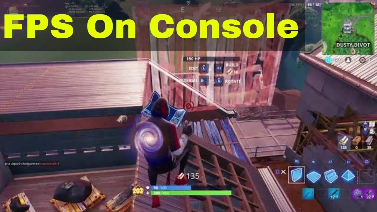 Fortnite 8.30 Patch , How much FPS you get on PS4