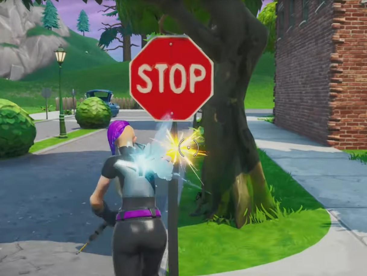 Fortnite Directional Signs