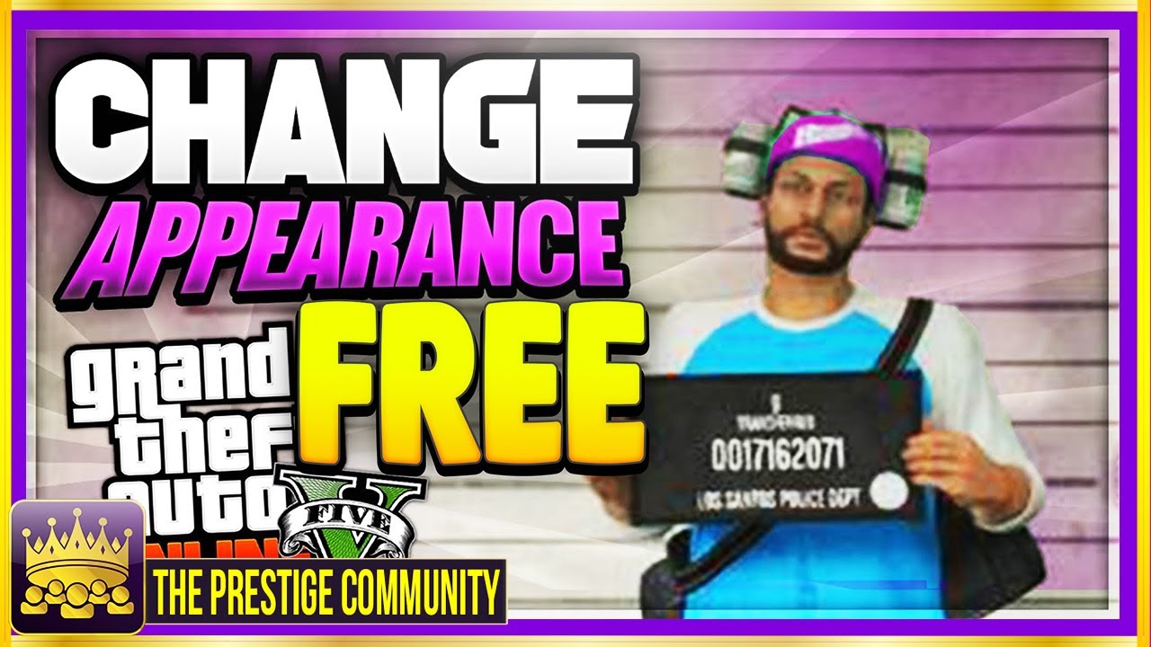 *FREE* HOW TO CHANGE CHARACTER APPEARANCE GLITCH! GTA 5 Online Change ...
