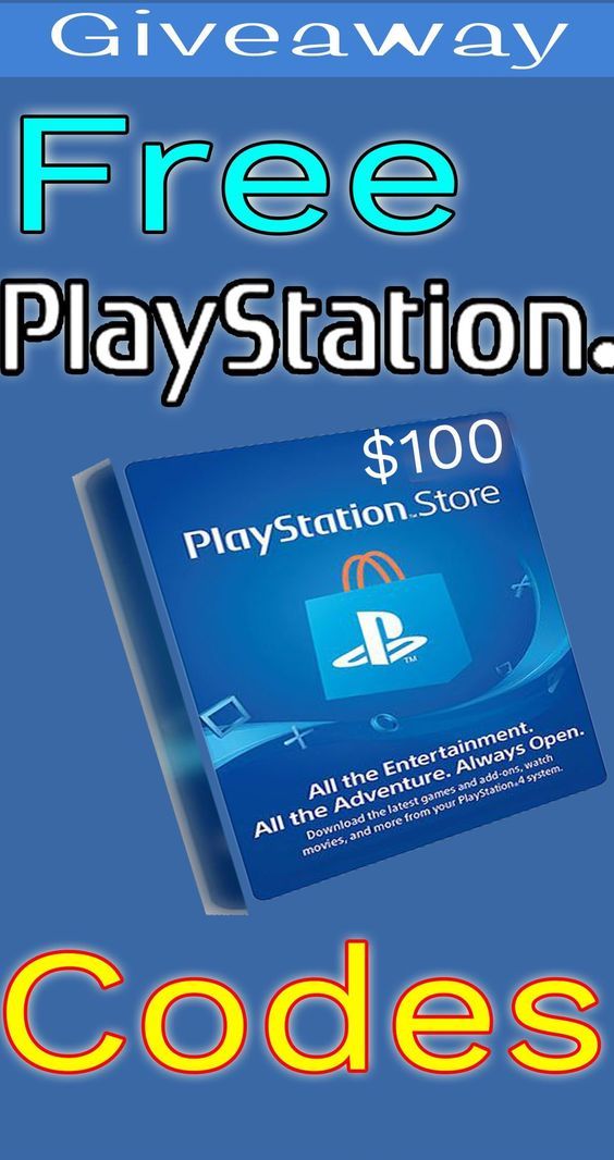 Free PlayStation Gift Card Codes (PSN, PS4), 2020