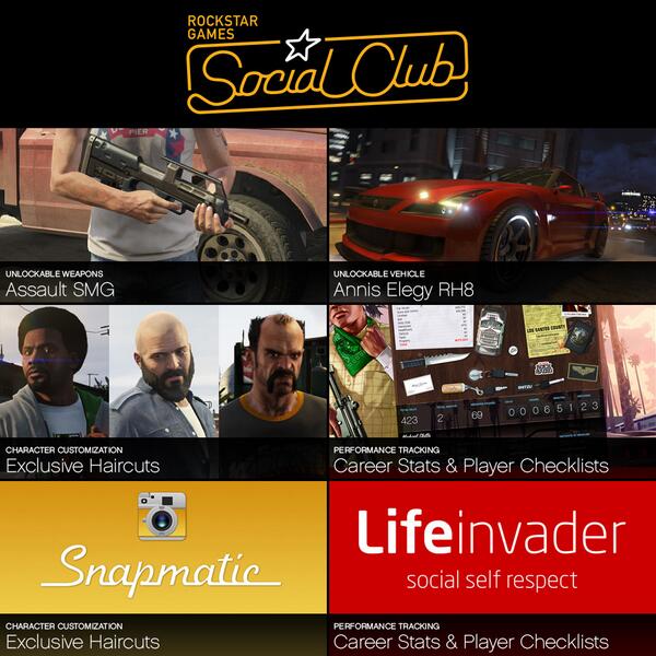 Gamer Depot: Rockstar Gta V Social Club