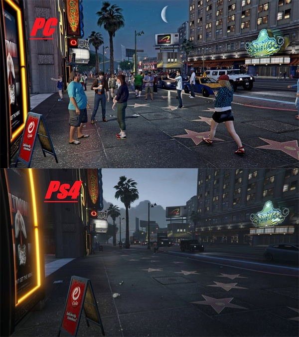 Grand Theft Auto 5 PC Vs PS4 Graphics Comparison Show Dense Vegetation ...