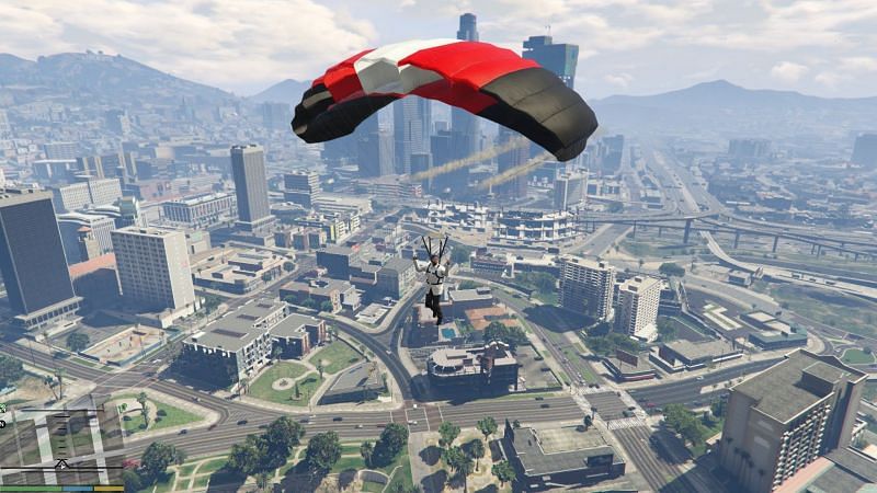 GTA 5: How to get Parachute in the game