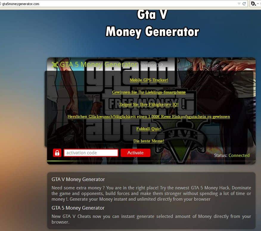 Gta Free Money Generator No Verification
