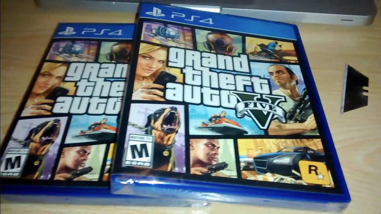 GTA V PS4 Unboxing PLUS tons of free gamestop swag