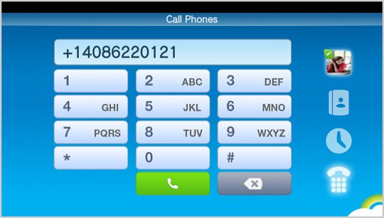 How can I make calls with Skype for PlayStation® Vita?