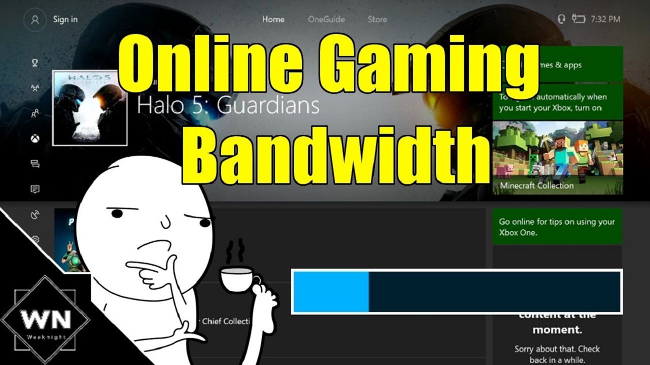 How much data does online gaming use on pc?