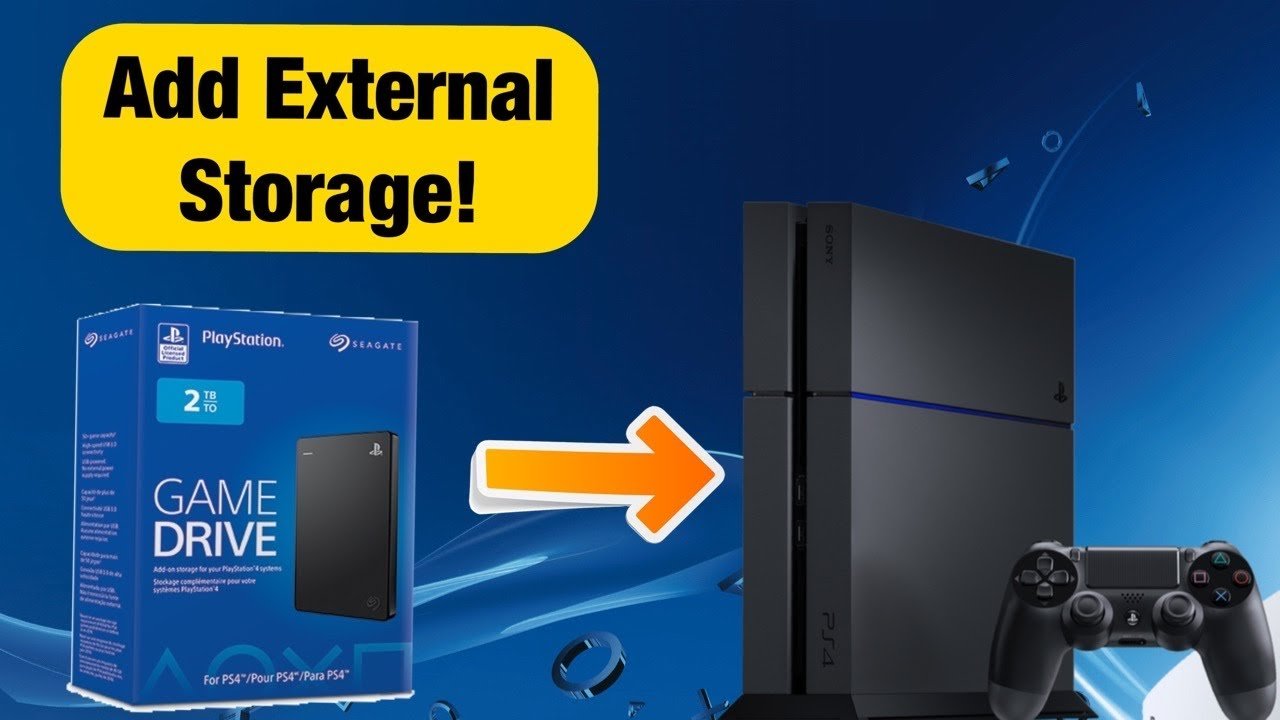 How To Add External Storage To Your PS4