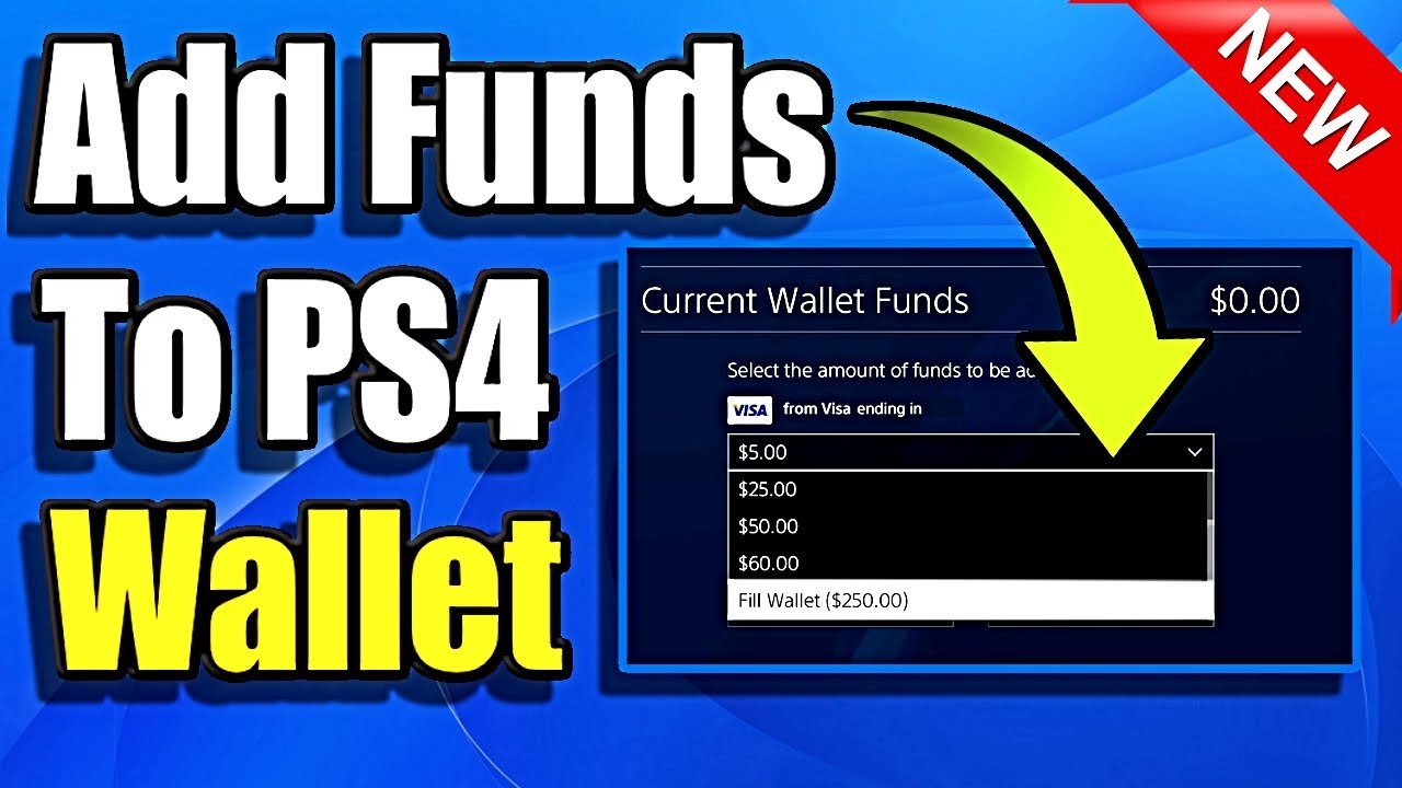 How to add Funds to PS4 Wallet &  Add Money fast! (Best ...