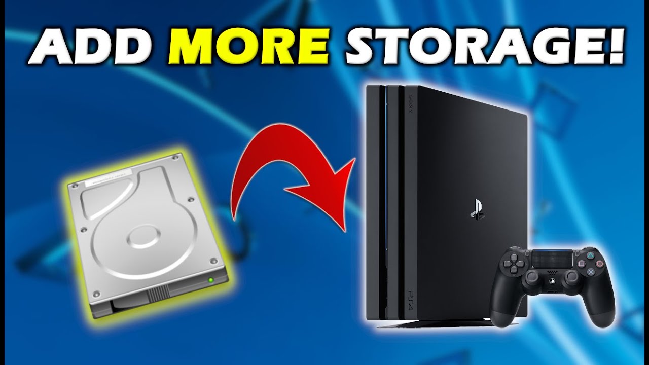 How to Add More Storage to Your PS4! (EASY) (2020)