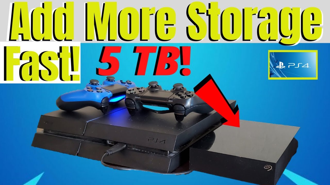 How to add more storage to your PS4 QUICKLY AND EASILY ...