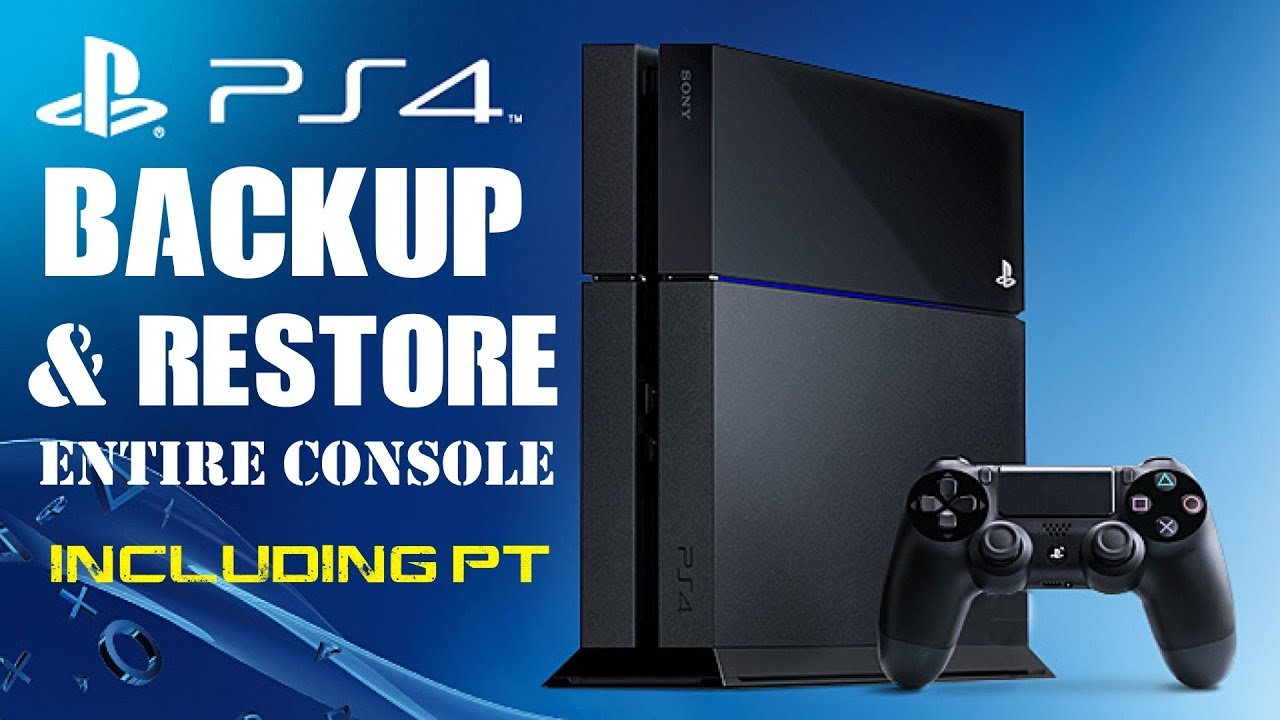 How to Backup PS4 Hard Drive and Restore PS4 Video Games Downloads such ...