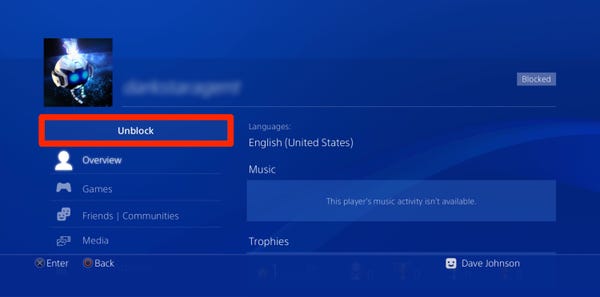 How to Block or Unblock Someone on Your PS4