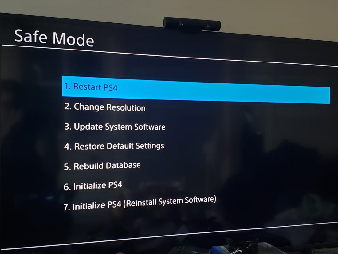 How to Boot into Safe Mode in PS4 Console