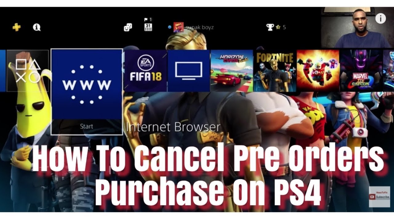How To Cancel Pre Orders Purchase On PS4