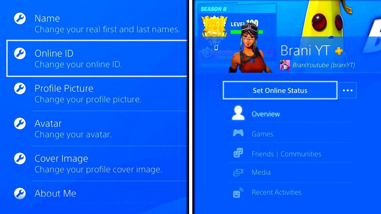 HOW TO CHANGE PS4 GAMERTAG FREE! FREE PS4 ONLINE ID CHANGE! CHANGE PS4 ...