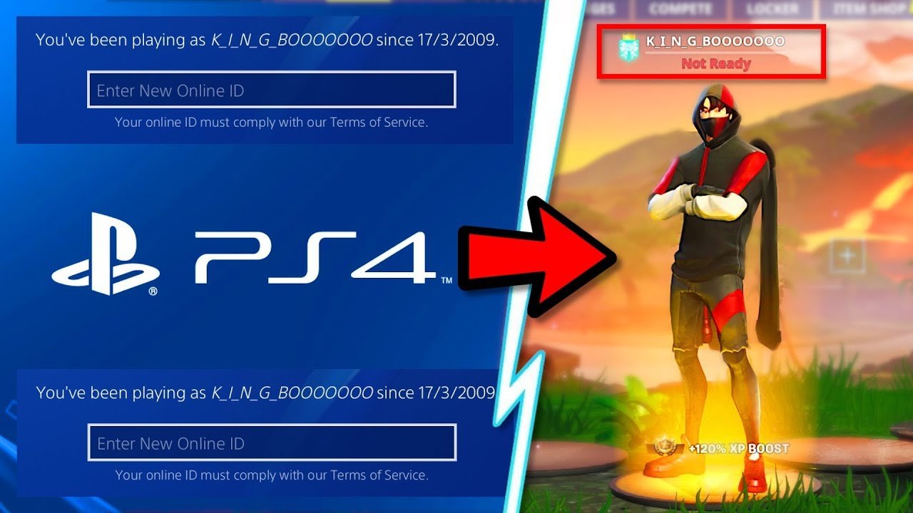 How to Change PS4 NAME in Fortnite For FREE! NEW PSN ID CHANGE TUTORIAL ...