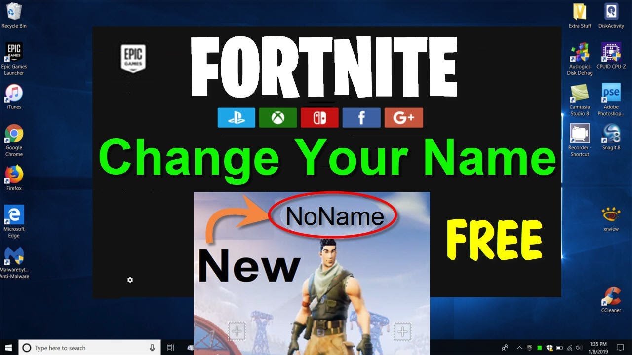 How to CHANGE your Fortnite Name in PC, Xbox, PS4 (Fortnite NAME Change ...