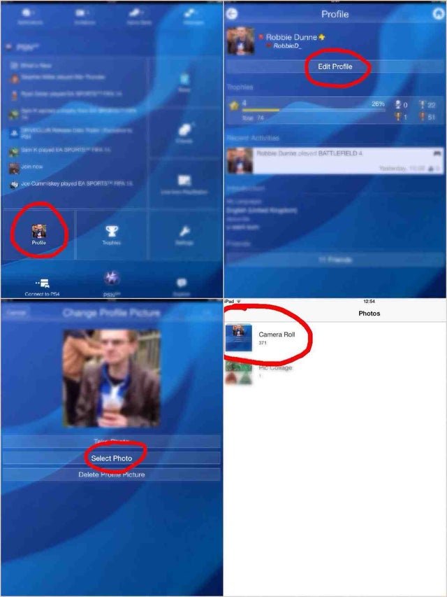 How to change your profile picture on ps4 using a picture ...