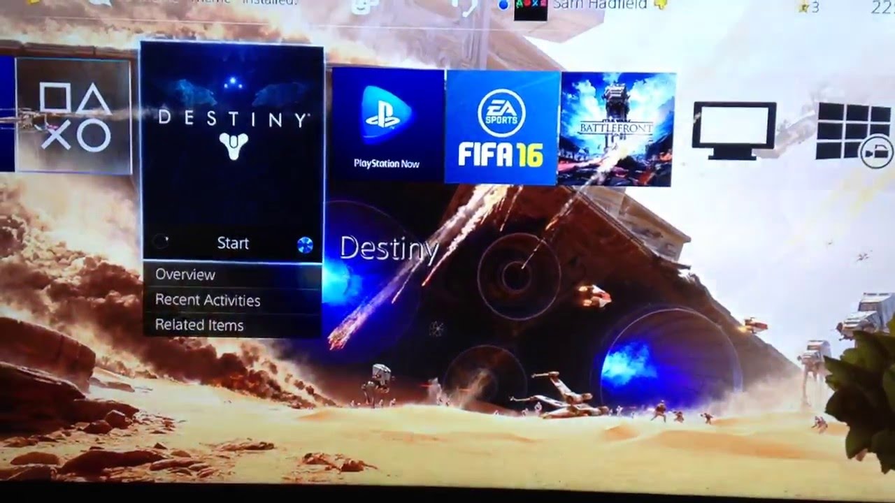 How to change your PS4 Background!