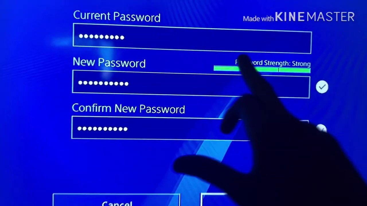 How to change your PS4 password (EASY)
