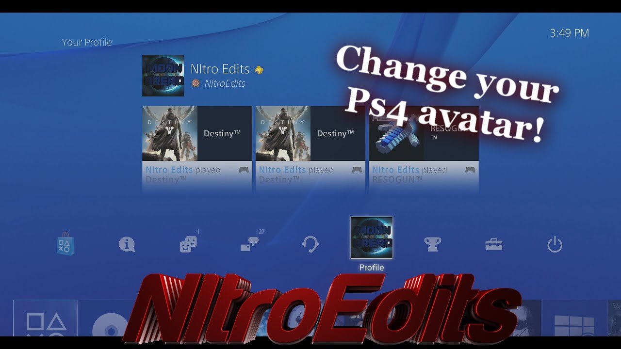 How To Change Your PS4 Profile Picture