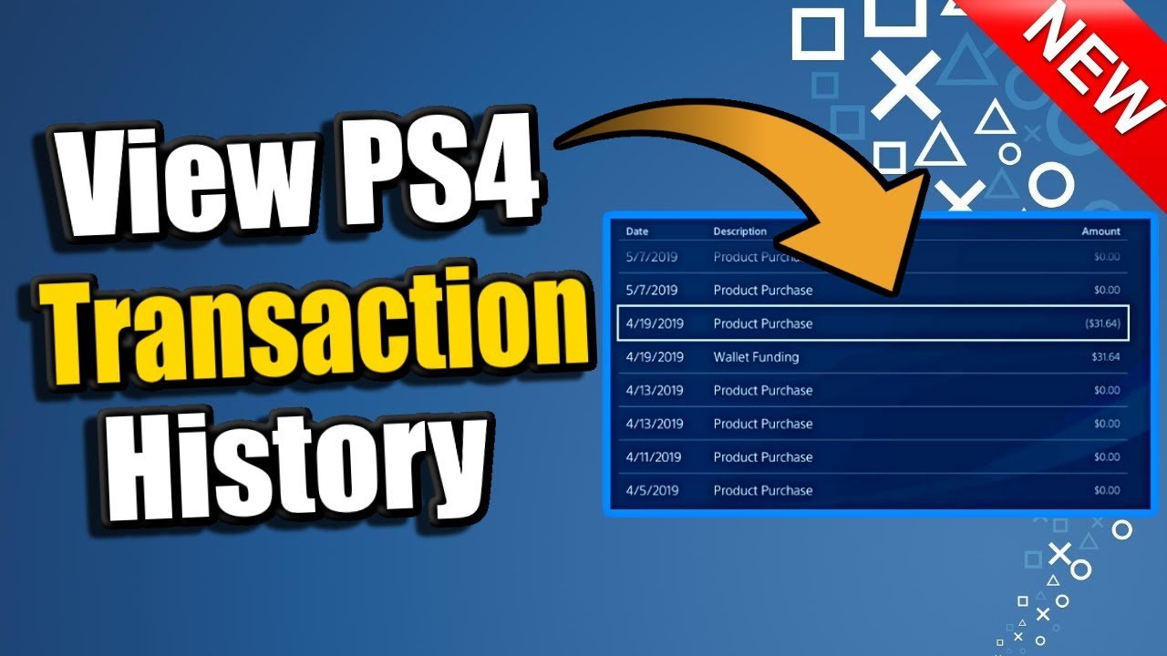 How to check PS4 Transaction History and Purchases (Best Method)