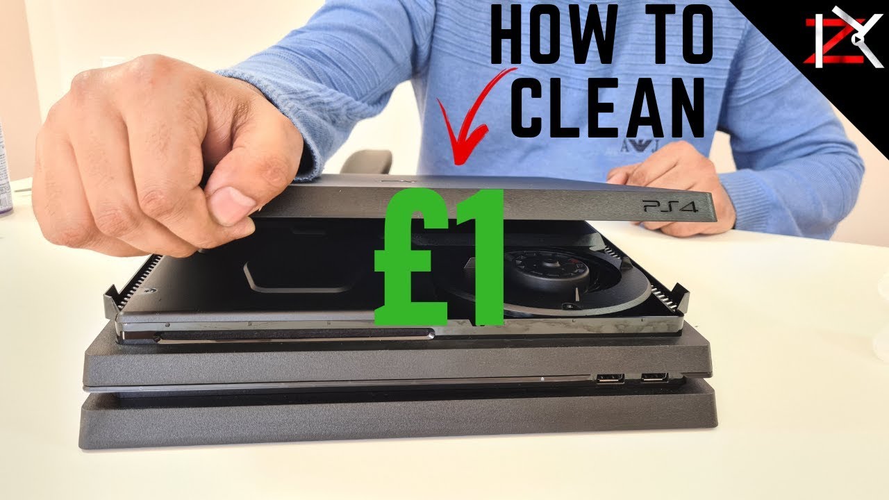 How To Clean PS4 PRO For £1