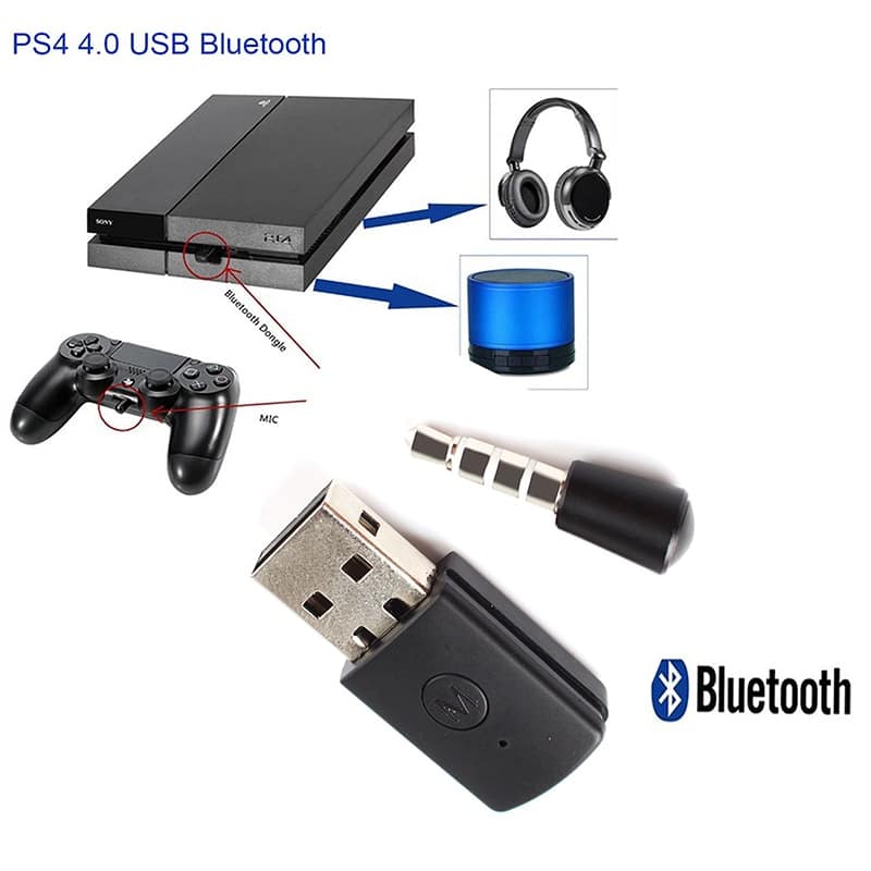 How to connect Playstation 4 (PS4) with unsupported bluetooth headphone ...