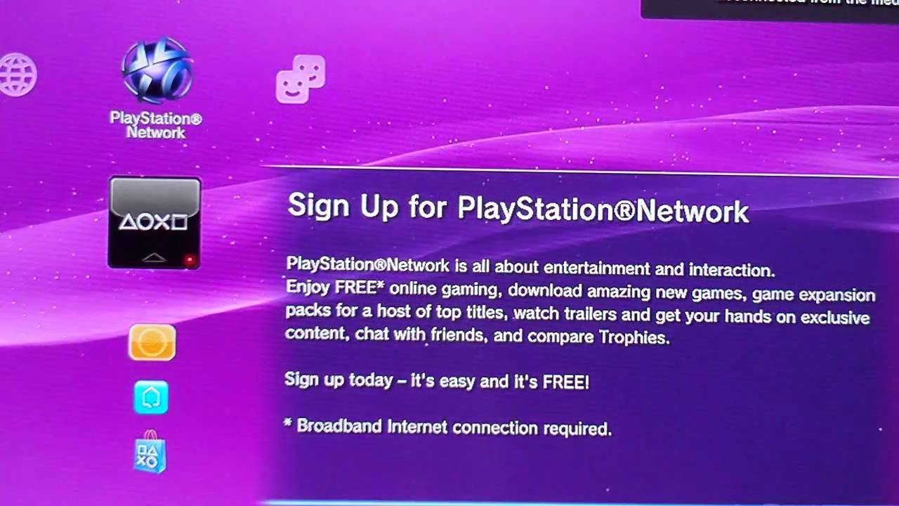 How to connect your PS3 to the Internet, and Sign Up for ...