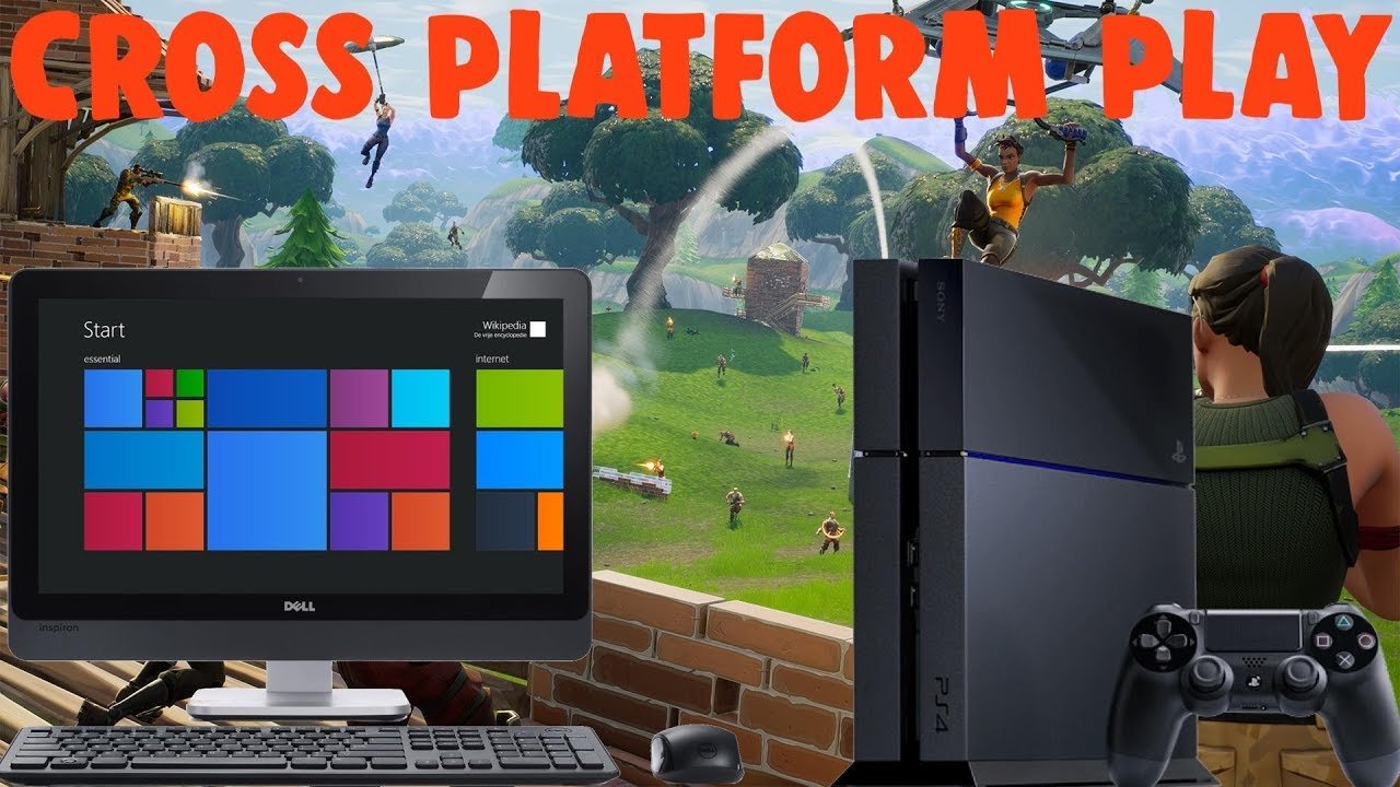 How to Cross Platform Play Fortnite (PS4/PC)