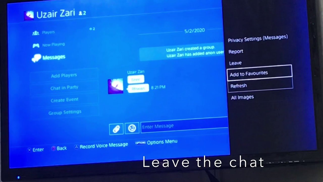 How To Delete All Messages In A PS4 Chat